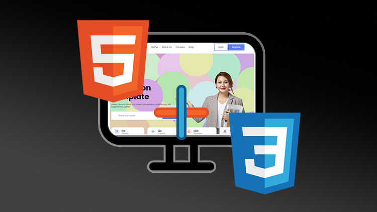  Design a Website Template using HTML5 & CSS3 