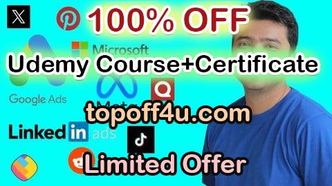 Free Coupon Code 11 Top Ads Platforms in 1 Course 2025: Excel in Paid Ads! 100% OFF
