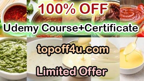 Free Coupon Code 30 Universal Sauces and Dips - Part-1 to 3 100% OFF