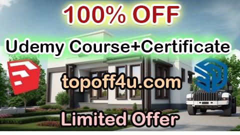 Free Coupon Code Hidden Roof 3bed SketchUp Pro from basic to advance level. 100% OFF
