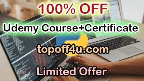 Free Coupon Code 4 Practice Tests for any Python Certification 100% OFF