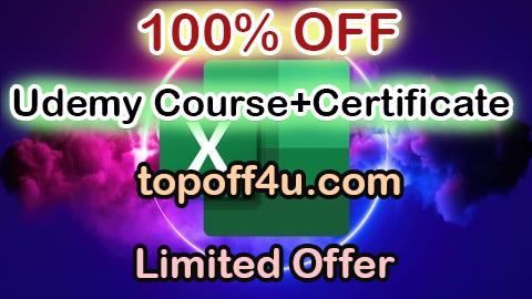 Free Coupon Code Advanced Excel Course With Shortcuts Tips and Tricks for JOB 100% OFF