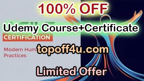 Free Coupon Code Agile HR Certification: Modern Human Resource Practices 100% OFF