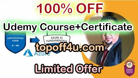 Free Coupon Code AI-900: Microsoft Azure AI Fundamentals Practice Tests 2025 100% OFF
