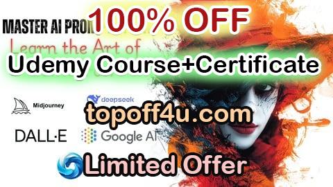 Free Coupon Code AI Art Mastery: Advanced Techniques for MidJourney, Dalle E 100% OFF