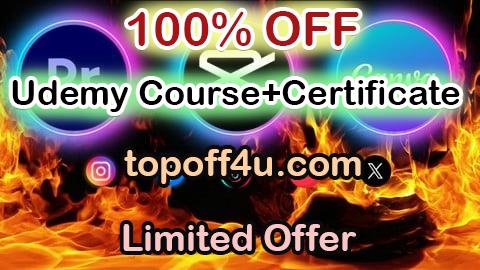 Free Coupon Code All In One Video Editing Master In CapCut Premiere Pro Canva 100% OFF