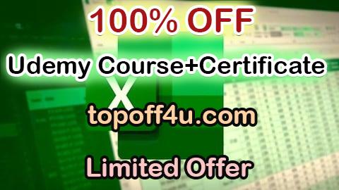 Free Coupon Code Aprende Microsoft Excel Professional: Nivel Intermedio 100% OFF