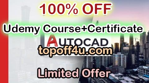 Free Coupon Code AutoCAD 2D Full Course كورس الاوتوكاد الكامل 100% OFF