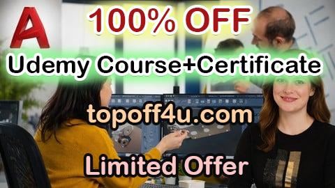 Free Coupon Code AutoCAD 3D Modeling Essentials 100% OFF