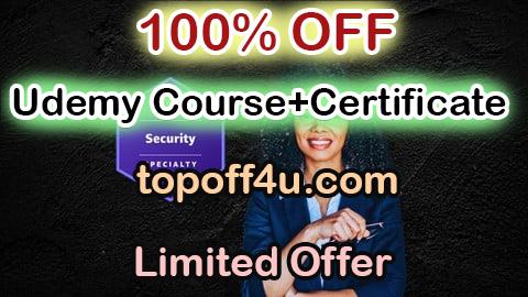 Free Coupon Code AWS Certified Security Specialty  SCS-C02  Practice Exam 100% OFF