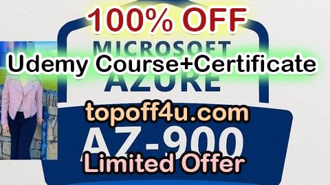 Free Coupon Code AZ-900 Exam Practise test: 6 Tests & 500+ Q&As Set Pdf 100% OFF