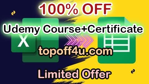 Free Coupon Code Become an Expert in Excel & Google Sheet Formula & Functions 100% OFF