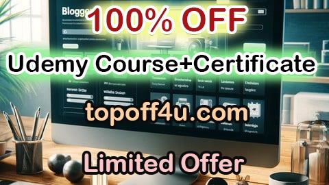 Free Coupon Code Blogger: Make A Professional Website For Free With No Coding 100% OFF