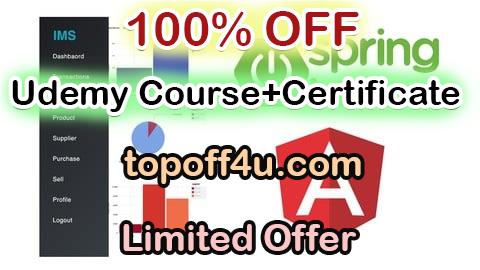 Free Coupon Code Build a Full Inventory Mgt System Using SpringBoot & Angular 100% OFF