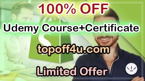 Free Coupon Code Build A Successful Online Business with Shopify 100% OFF