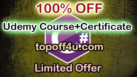 Free Coupon Code C# Programming: Start Coding in C#. Complete C# Programming 100% OFF