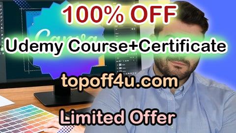 Free Coupon Code Canva Graphics Design Course For Beginners & Non Designers 100% OFF