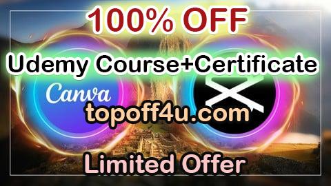 Free Coupon Code Capcut With Canva Graphic Design Video Editing Masterclass 100% OFF