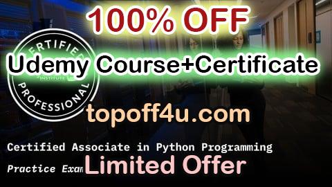 Free Coupon Code Certified Associate in Python Programming Practice Exams 100% OFF