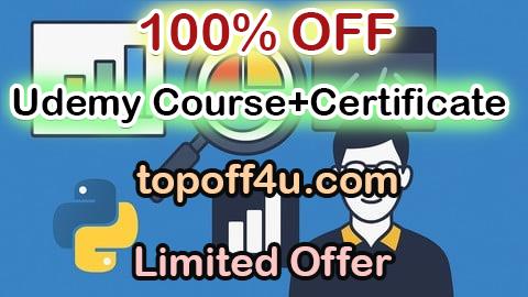 Free Coupon Code Certified Data Analyst Foundations Course 100% OFF