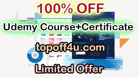 Free Coupon Code Certified Data Visualization & Dashboarding 100% OFF