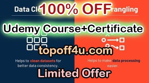 Free Coupon Code Certified Data Wrangling & Cleaning 100% OFF