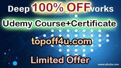 Free Coupon Code Certified Deep Learning with Neural Networks 100% OFF