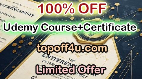 Free Coupon Code Certified Entrepreneurial Mindset Professional 100% OFF