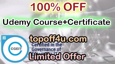 Free Coupon Code CGEIT - Certified in the Governance of Enterprise IT Exams 100% OFF