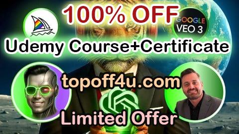 Free Coupon Code ChatGPT, Midjourney & VEO3 for VIRAL Product Marketing 100% OFF