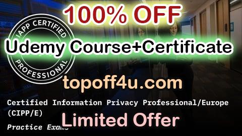 Free Coupon Code CIPP/E: Certified Information Privacy Professional/Europe 100% OFF