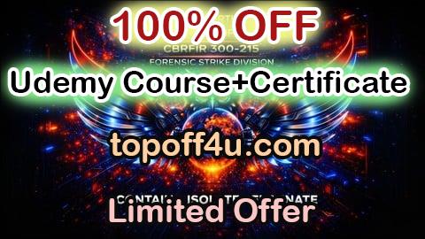 Free Coupon Code CISCO CyberOps Pro CBRFIR 300-215 ─ Exam Test 1500 Questions 100% OFF