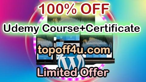 Free Coupon Code Complete Basics of WordPress Web Design and Web Development 100% OFF