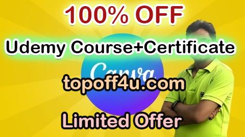 Free Coupon Code Complete Canva Course : From Basics to Advanced 100% OFF