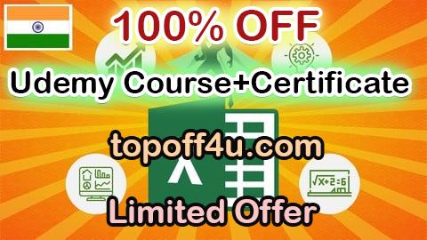 Free Coupon Code Complete Microsoft Excel - MS Excel A-Z 100% OFF