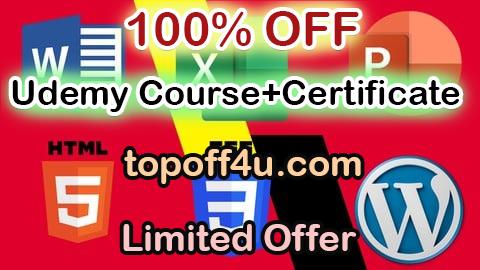 Free Coupon Code Complete MS Office and Web Design Development Course 100% OFF