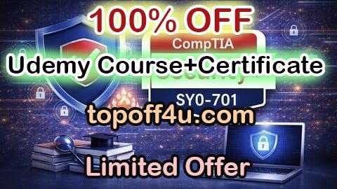 Free Coupon Code CompTIA Security+ SY0-701: 6 Practice Exams 2026 100% OFF