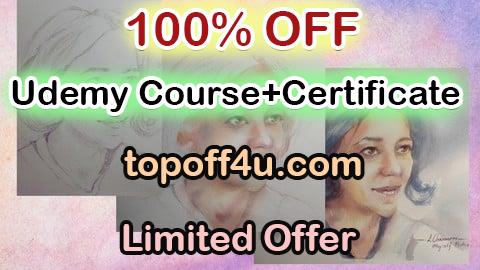 Free Coupon Code Create a Portrait on Watercolor from Scratch 100% OFF
