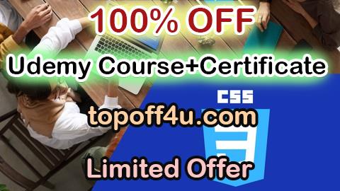 Free Coupon Code CSS Crash Course For Beginners 100% OFF