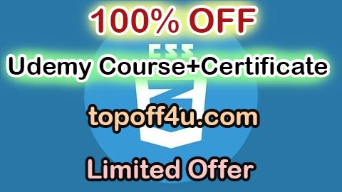 Free Coupon Code CSS Fundamentals: Comprehensive Training for Web Developers 100% OFF