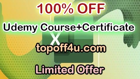 Free Coupon Code Curso de Excel Online Completo: De Básico a Profesional 100% OFF