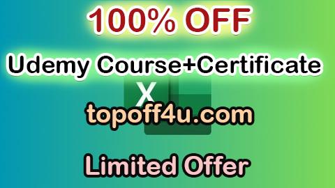 Free Coupon Code Curso Microsoft Excel: Desde cero para principiantes 100% OFF