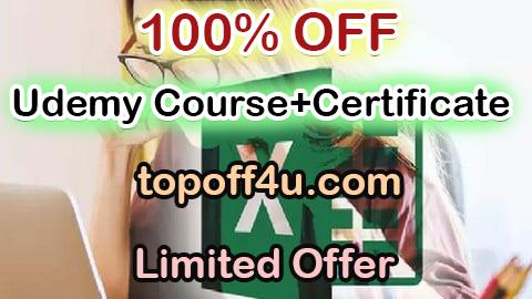 Free Coupon Code Curso Taller De Excel Desde Cero Hasta Avanzado 100% OFF