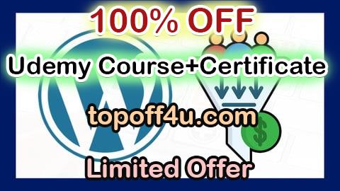 Free Coupon Code Cómo Crear un Embudo de Ventas con WordPress Desde Cero 2025 100% OFF