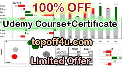 Free Coupon Code Dashboards with Excel 100% OFF