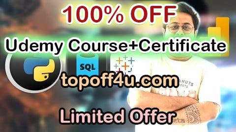 Free Coupon Code Data Analytics Masters 2025 - From Basics To Advanced 100% OFF