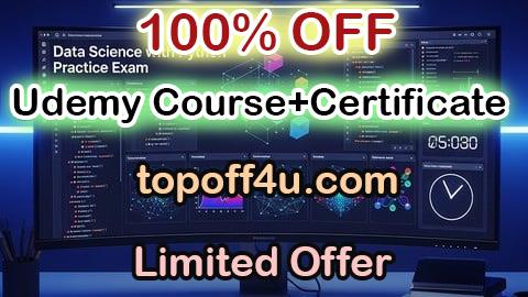 Free Coupon Code Data Science with Python Practice Exam 100% OFF