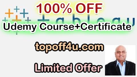 Free Coupon Code Data Visualization using Tableau 100% OFF