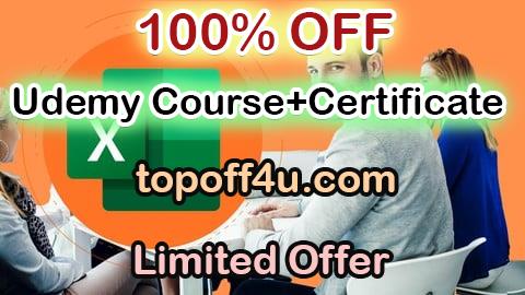 Free Coupon Code Der Komplette Excel Kurs - Vom Anfänger zum Profi in 50h 100% OFF