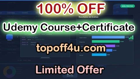 Free Coupon Code Domina SQL: Convierte preguntas de negocio en respuestas 100% OFF